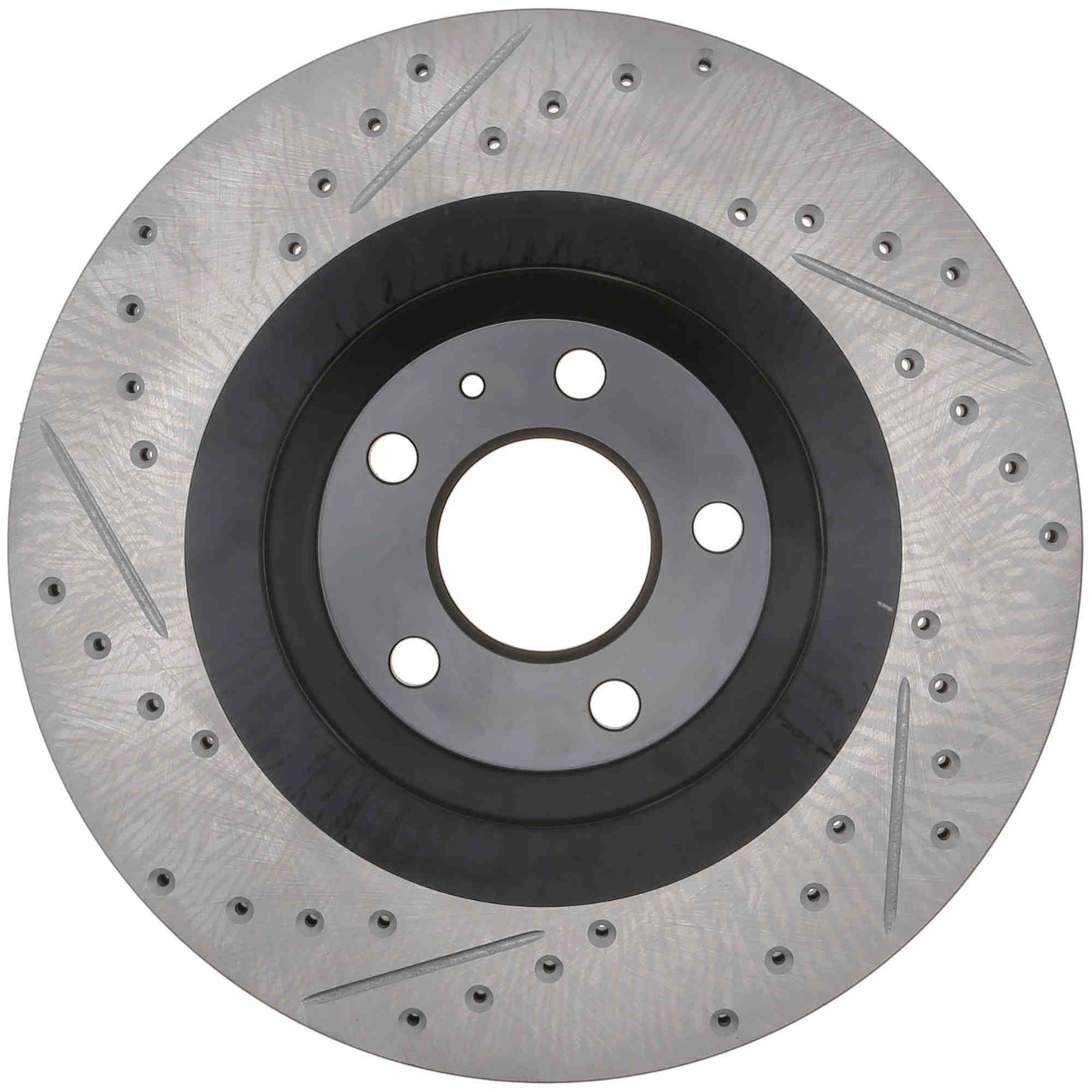 StopTech Sport Drilled/Slotted Brake Rotor; Rear Left