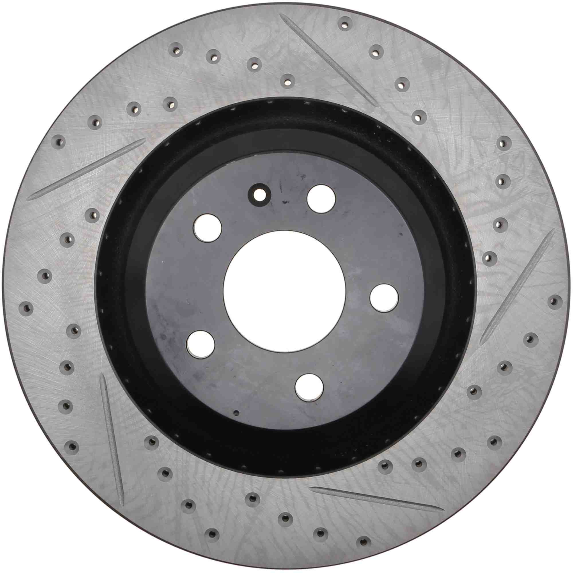 StopTech Sport Drilled/Slotted Brake Rotor; Rear Left
