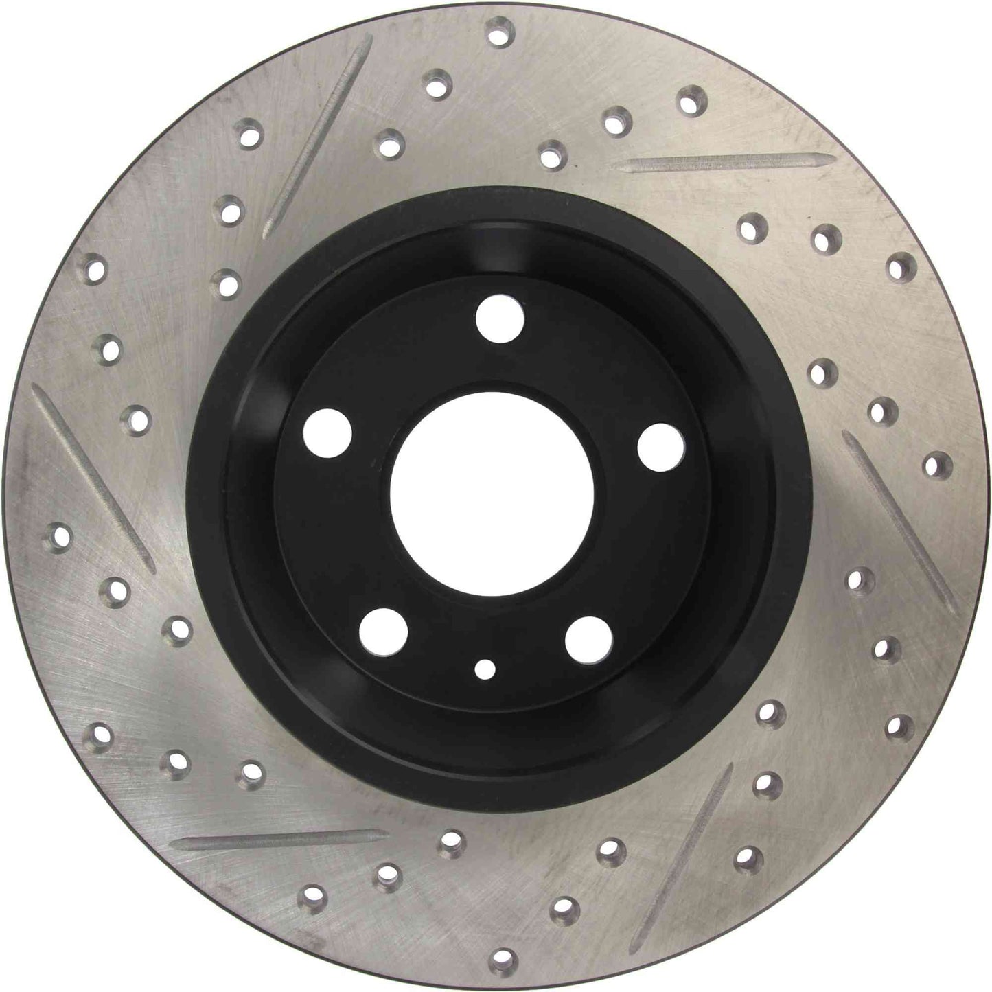 StopTech Sport Drilled/Slotted Brake Rotor; Rear Left