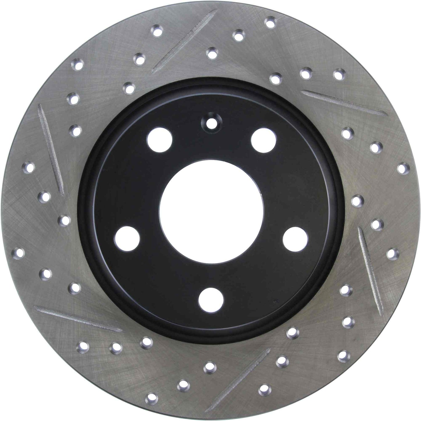 StopTech Sport Drilled/Slotted Brake Rotor; Rear Right