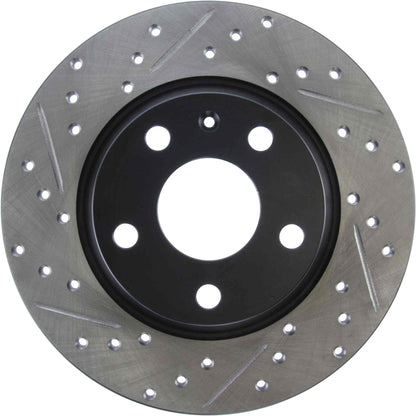 StopTech Sport Drilled/Slotted Brake Rotor; Rear Right