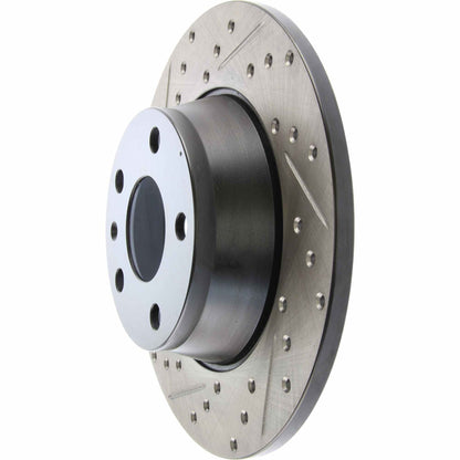 StopTech Sport Drilled/Slotted Brake Rotor; Rear Right