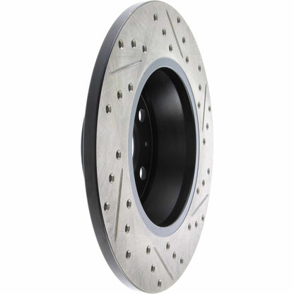 StopTech Sport Drilled/Slotted Brake Rotor; Rear Right