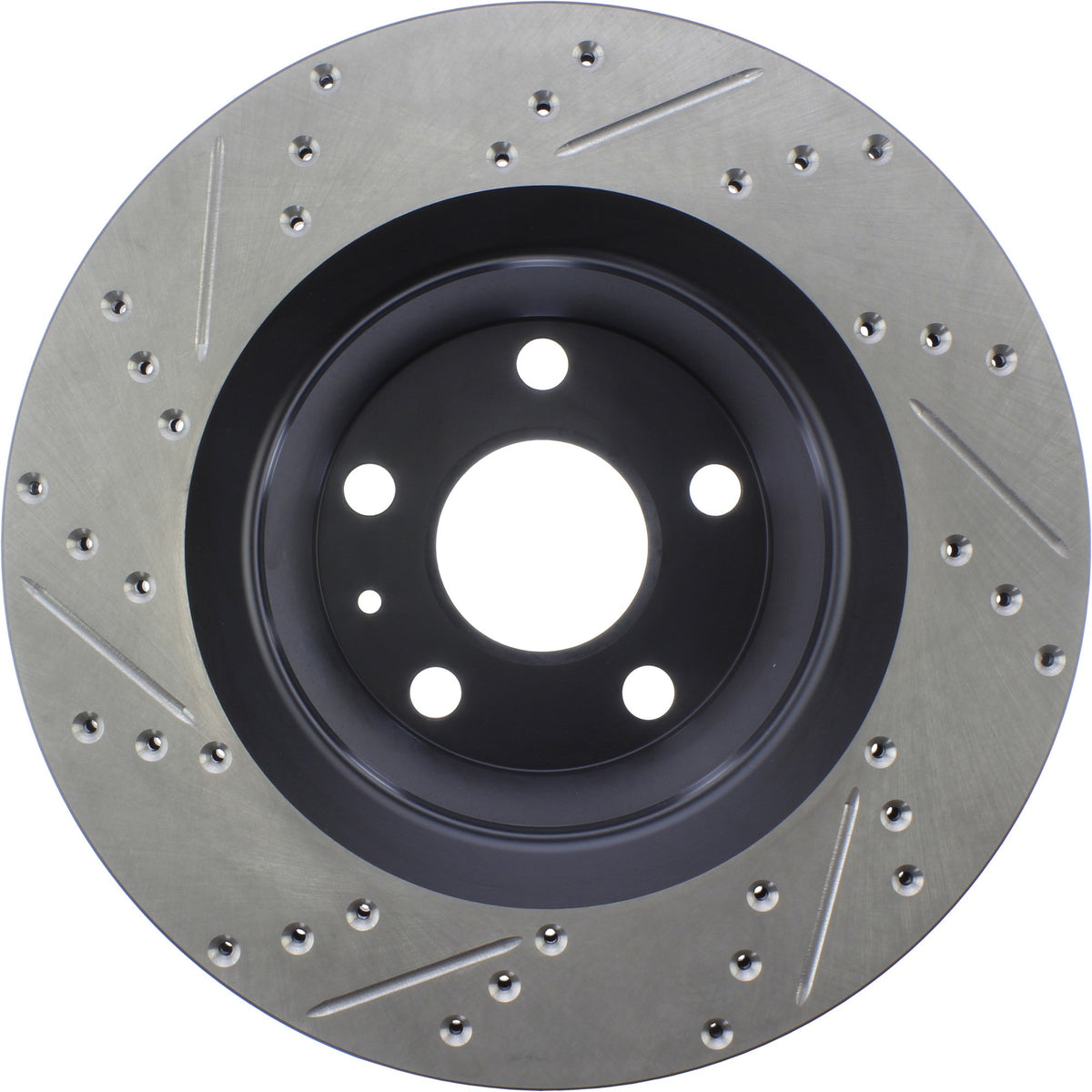 StopTech Sport Drilled/Slotted Brake Rotor; Rear Left