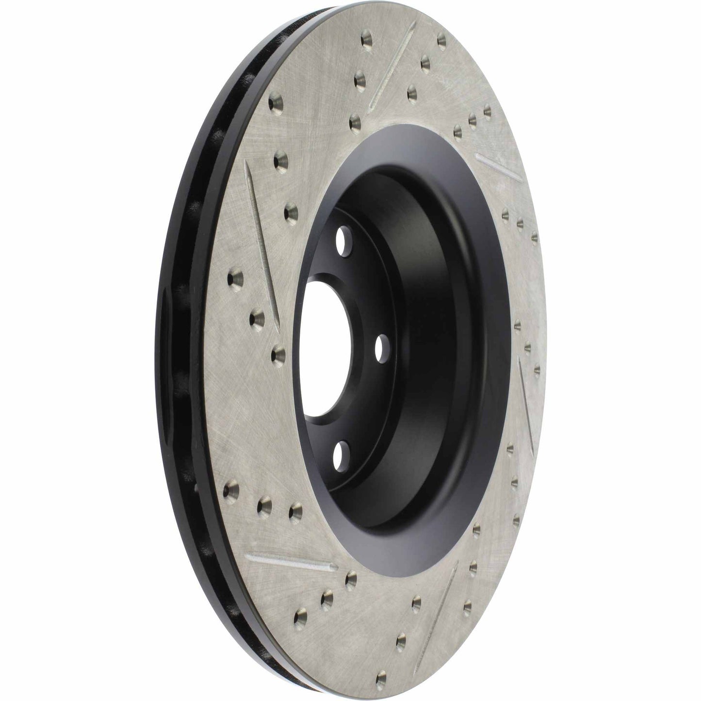 StopTech Sport Drilled/Slotted Brake Rotor; Rear Left