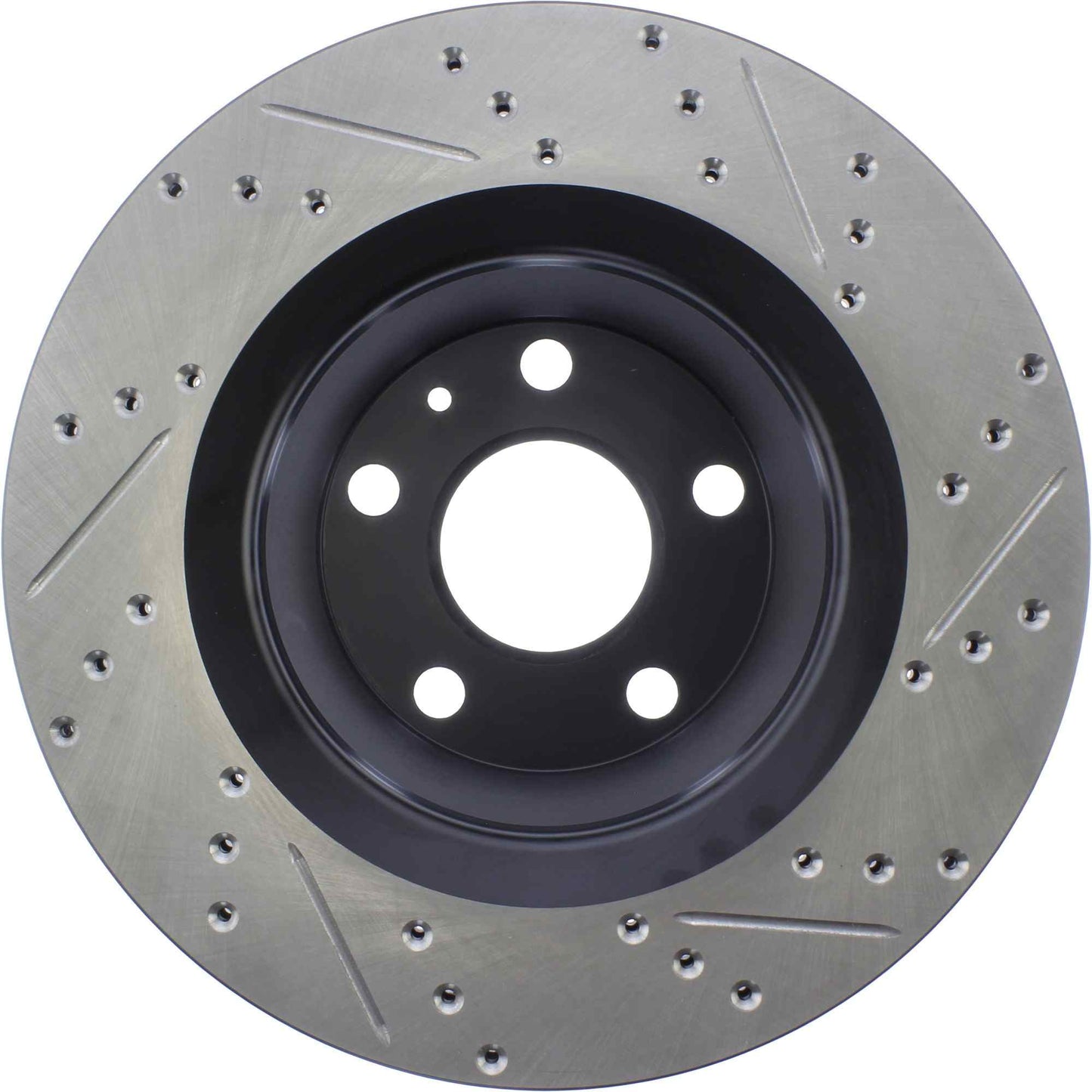 StopTech Sport Drilled/Slotted Brake Rotor; Rear Right