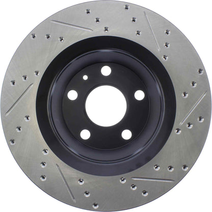 StopTech Sport Drilled/Slotted Brake Rotor; Rear Right