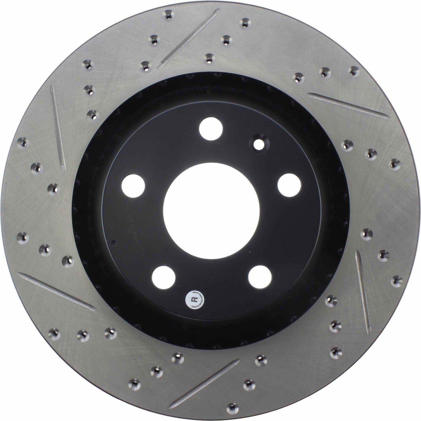 StopTech Sport Drilled/Slotted Brake Rotor; Rear Right