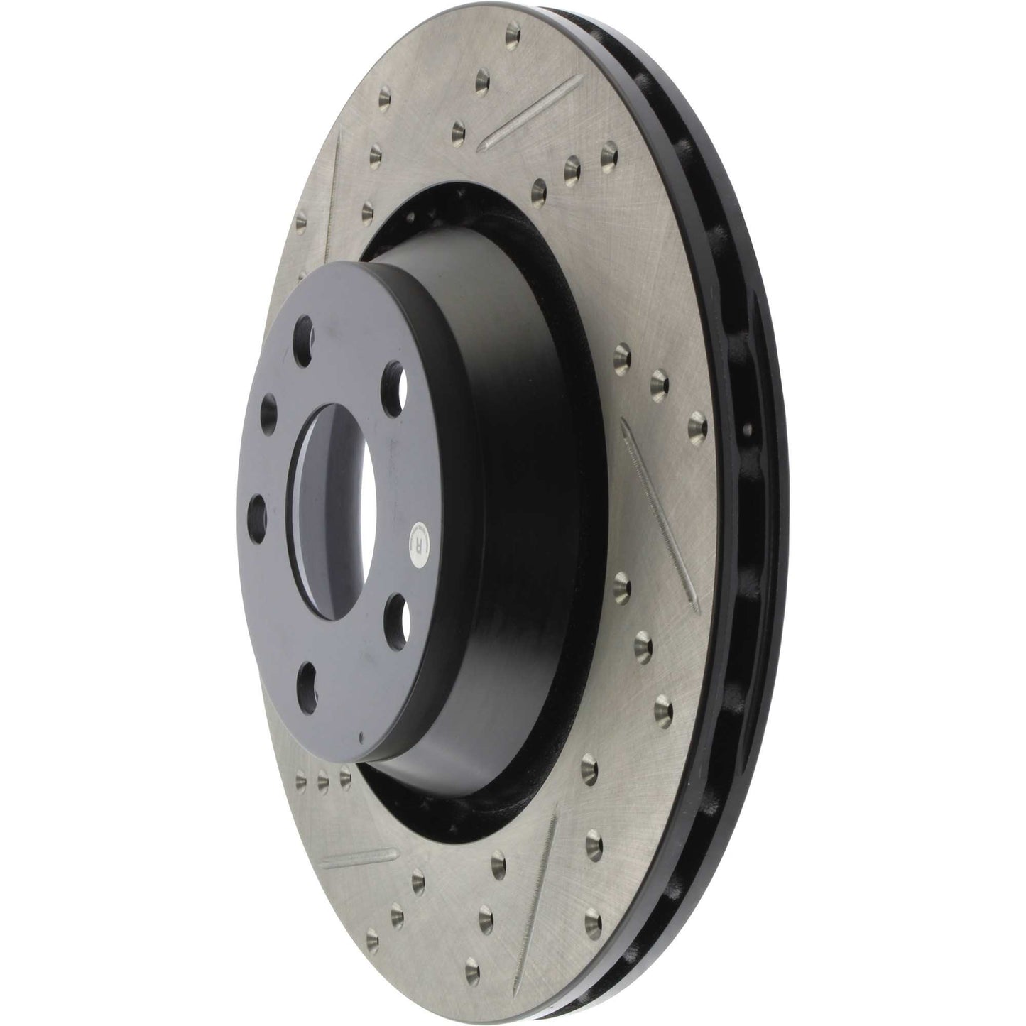 StopTech Sport Drilled/Slotted Brake Rotor; Rear Right