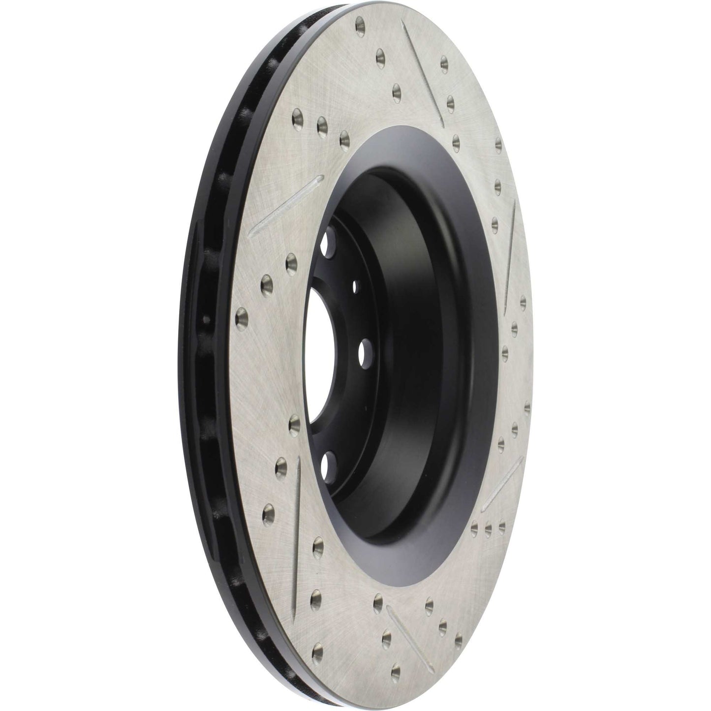 StopTech Sport Drilled/Slotted Brake Rotor; Rear Right