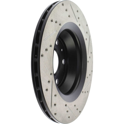 StopTech Sport Drilled/Slotted Brake Rotor; Rear Right