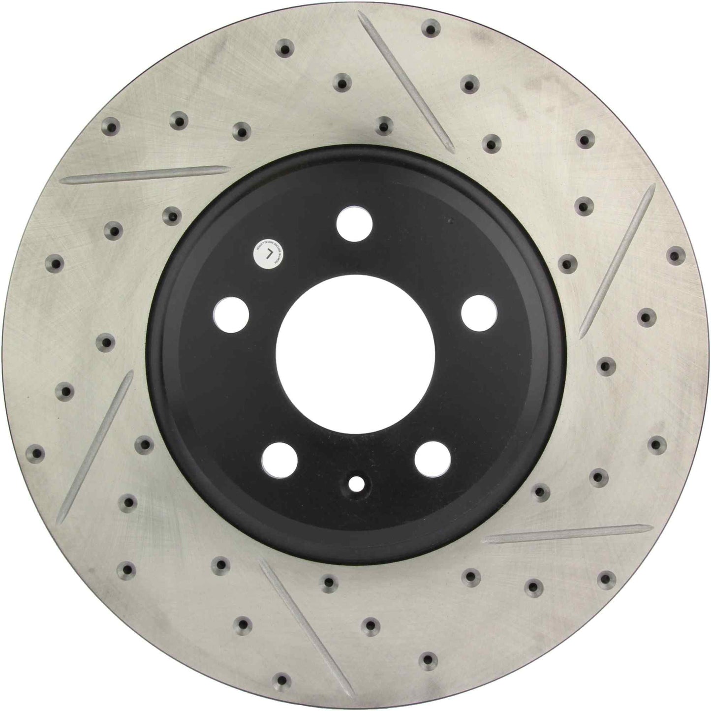StopTech 08-11 Audi A5 Quattro w/TRW/Girling Brakes Cryo Sport Slotted & Drilled Front Left Rotor 127.33123CL