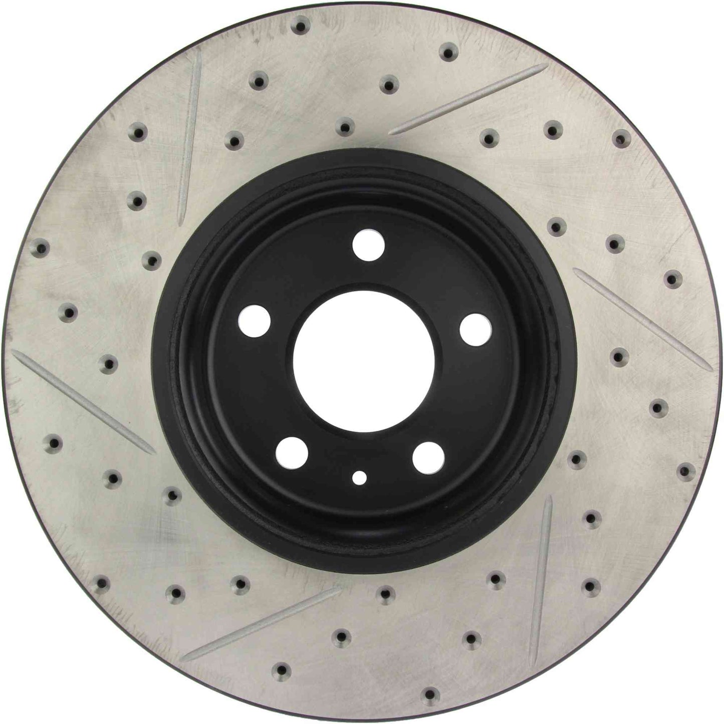 StopTech Sport Drilled/Slotted Brake Rotor; Front Left