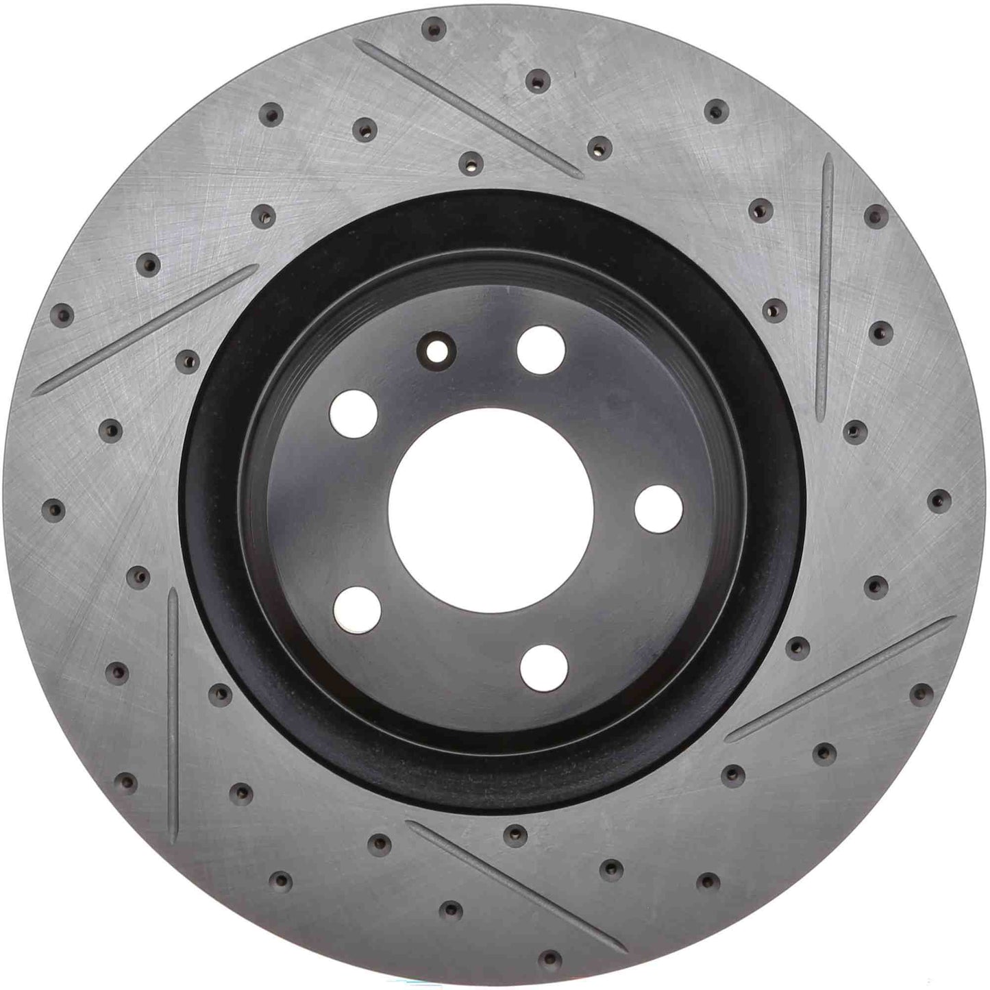 StopTech 2008-2012 Audi S4 Slotted & Drilled Left Front Brake Rotor 127.33124L