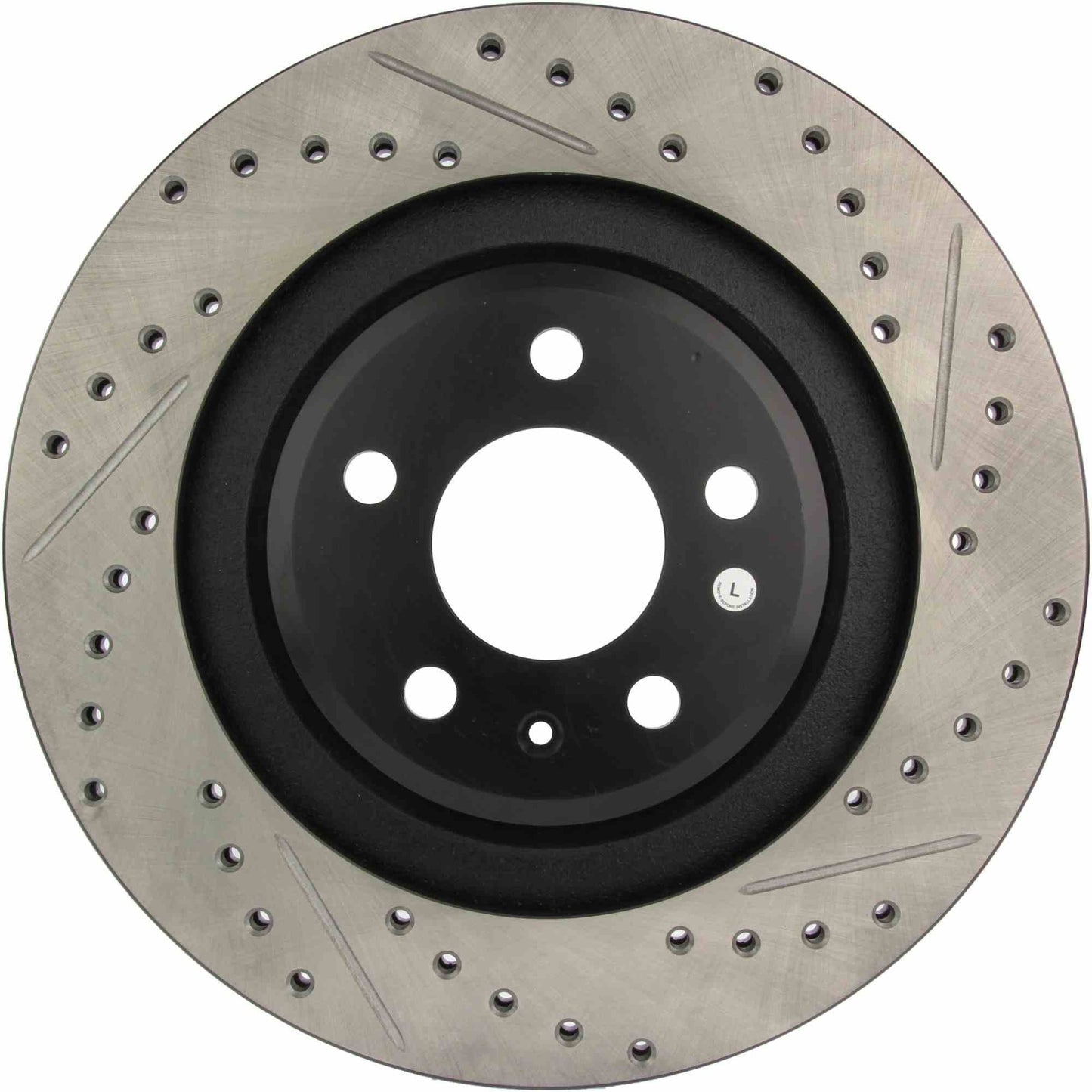 StopTech 2008-2010 Audi S5 Sport Slotted & Drilled Rear Left Cyro Rotor 127.33125CL