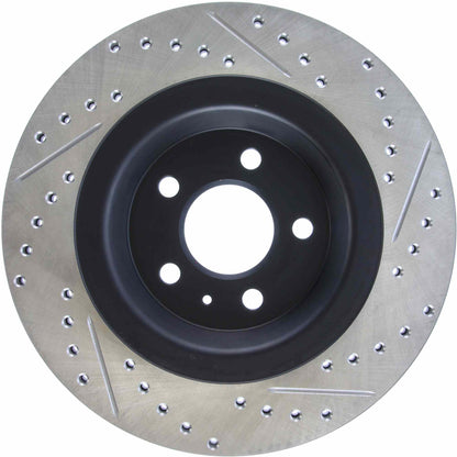 StopTech Sport Cryo Drilled/Slotted Brake Rotor; Rear Right