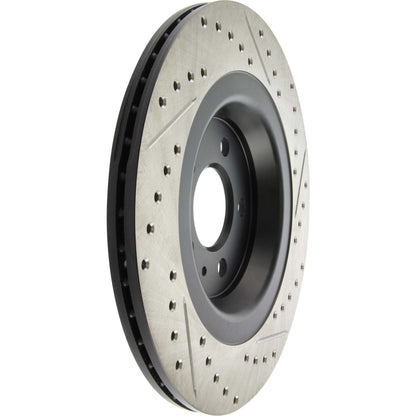 StopTech Sport Cryo Drilled/Slotted Brake Rotor; Rear Right