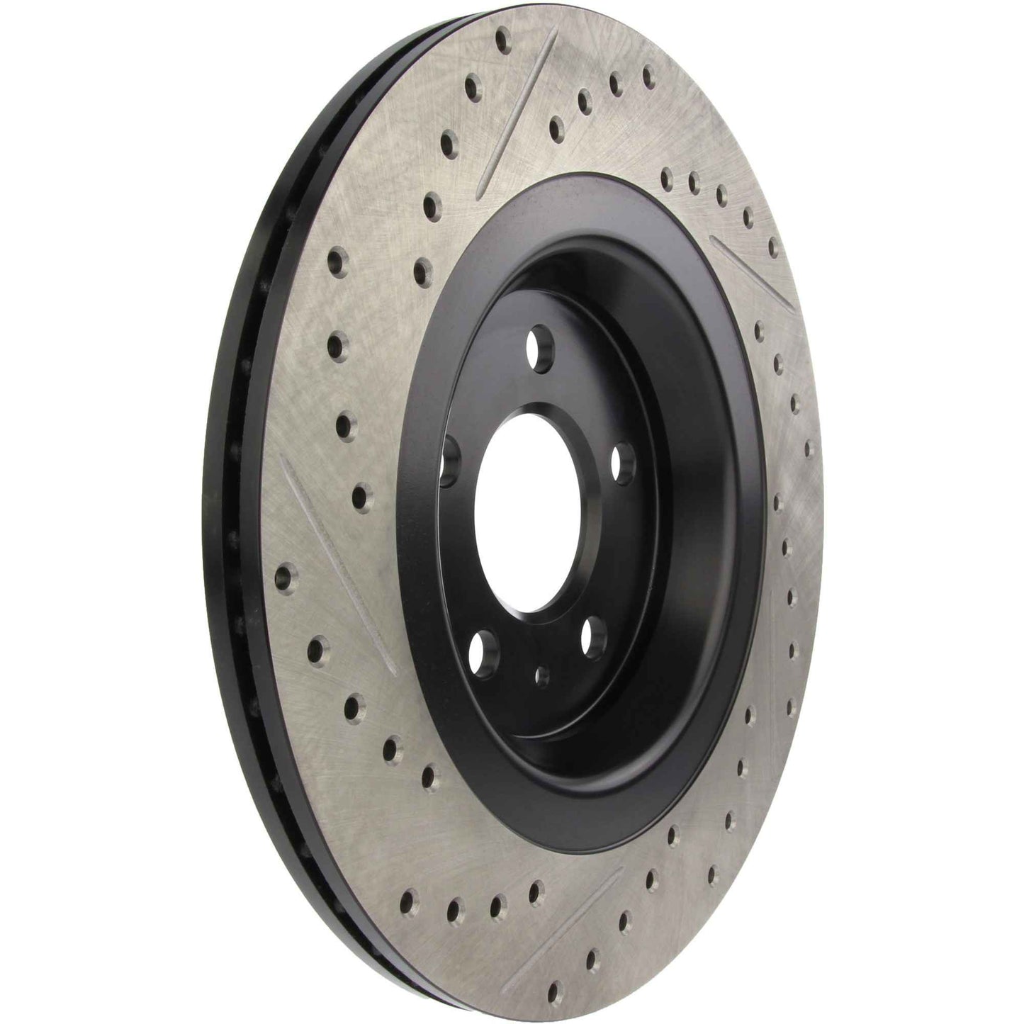StopTech Sport Drilled/Slotted Brake Rotor; Rear Left