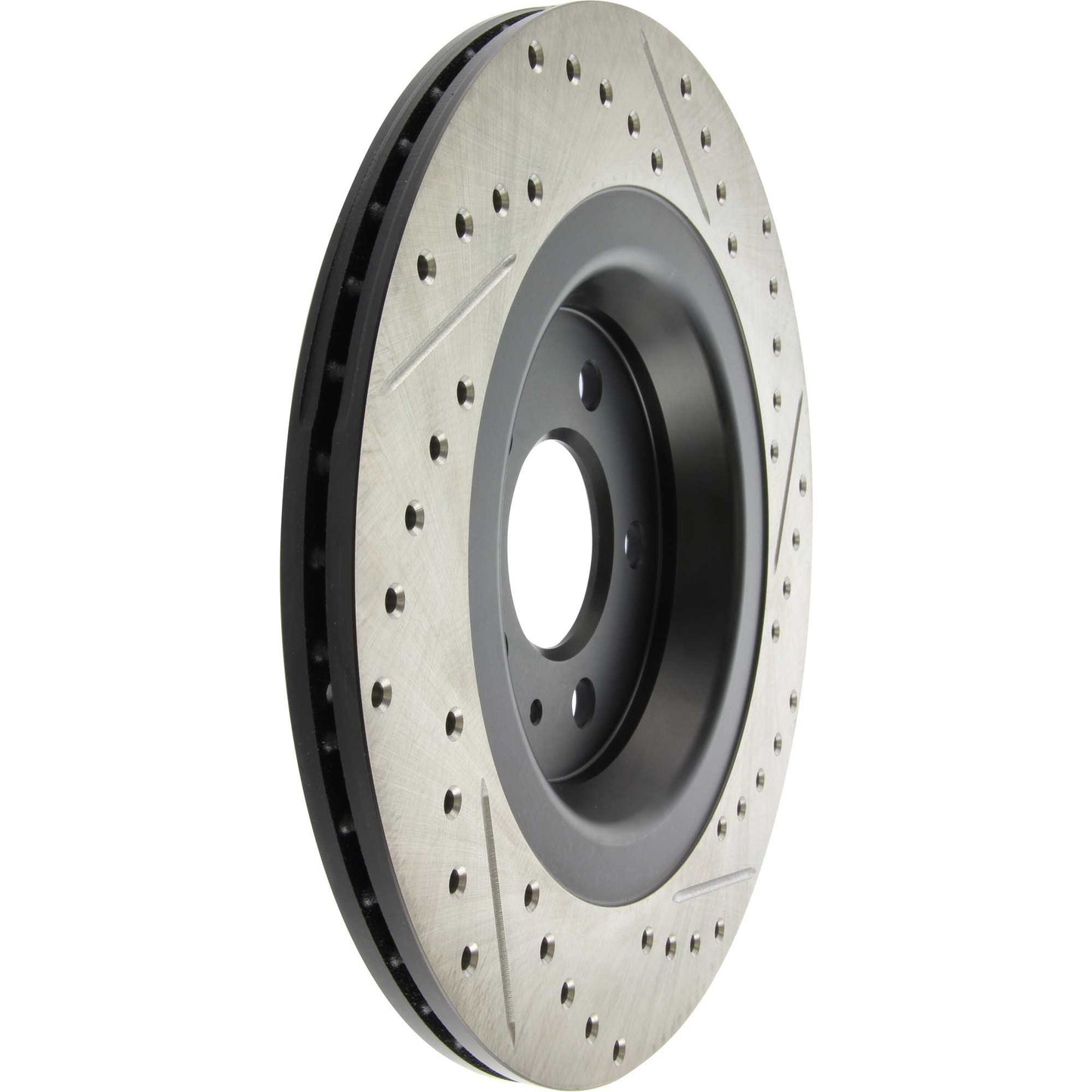StopTech Sport Drilled/Slotted Brake Rotor; Rear Right
