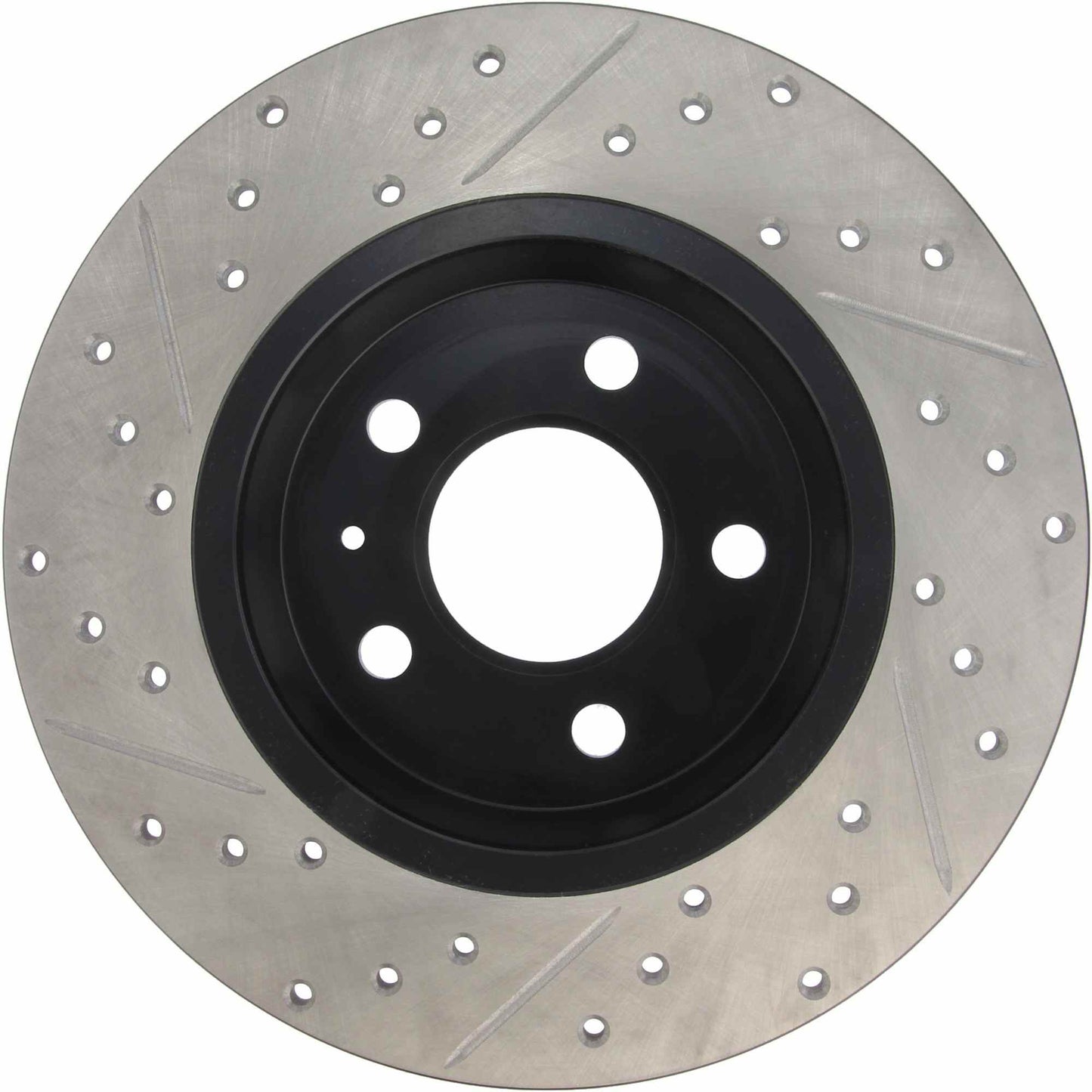StopTech 08-17 Audi A5/A5 Quattro w/TRW/Girling Brakes Sport Slotted & Drilled Rear Left Cryo Rotor 127.33127CL