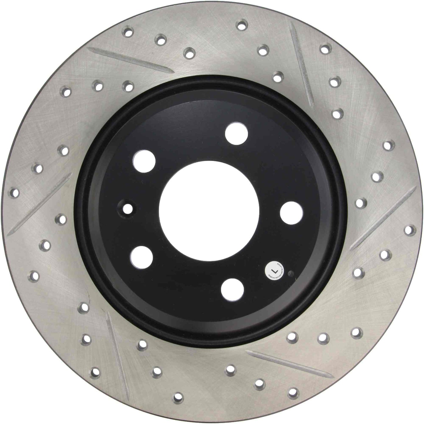 StopTech 08-17 Audi A5/A5 Quattro w/TRW/Girling Brakes Sport Slotted & Drilled Rear Left Cryo Rotor 127.33127CL