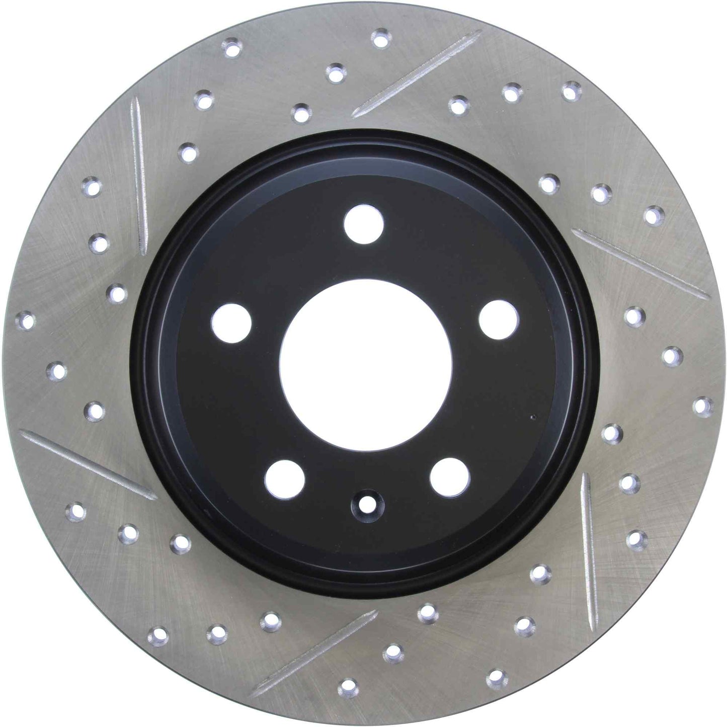 StopTech Sport Drilled/Slotted Brake Rotor; Rear Right