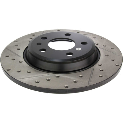 StopTech Sport Drilled/Slotted Brake Rotor; Rear Right