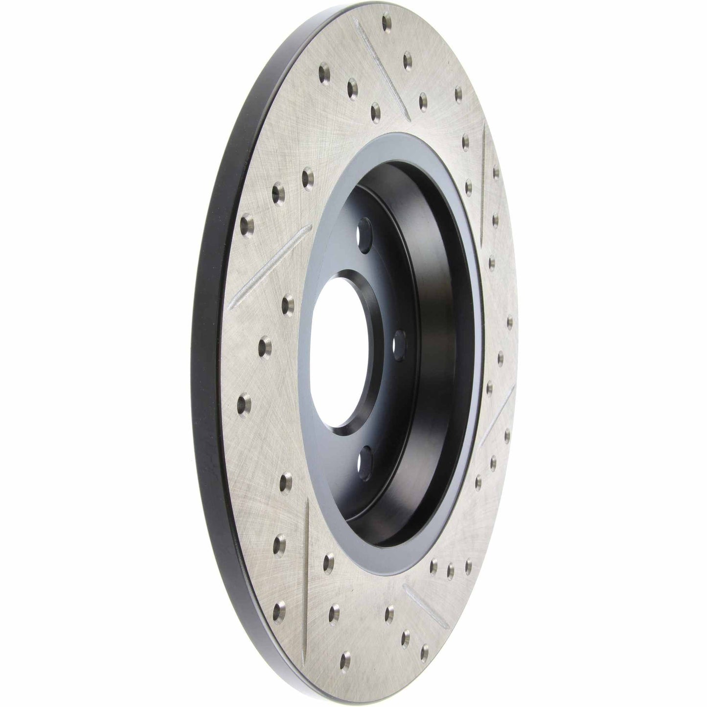 StopTech Sport Drilled/Slotted Brake Rotor; Rear Right