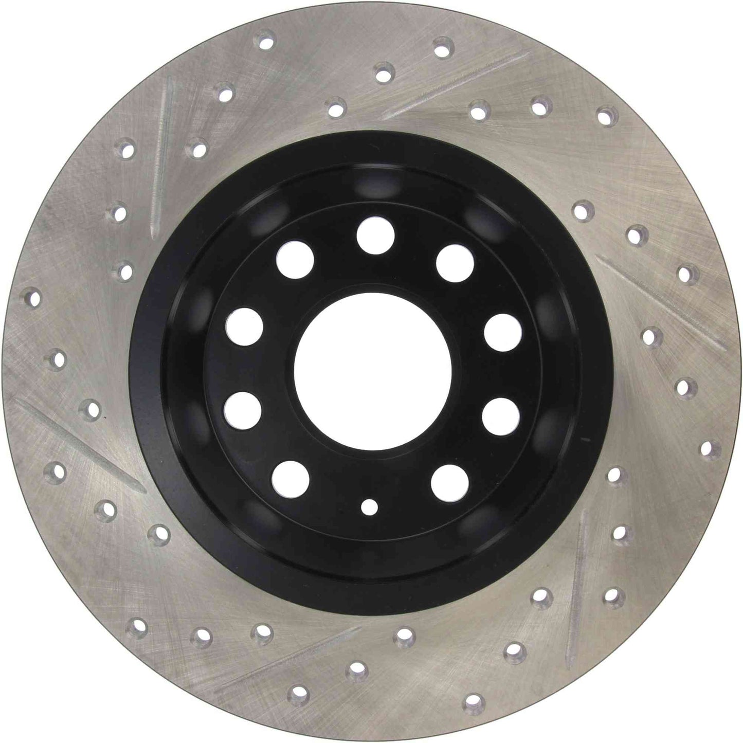 StopTech Sport Drilled/Slotted Brake Rotor; Rear Left