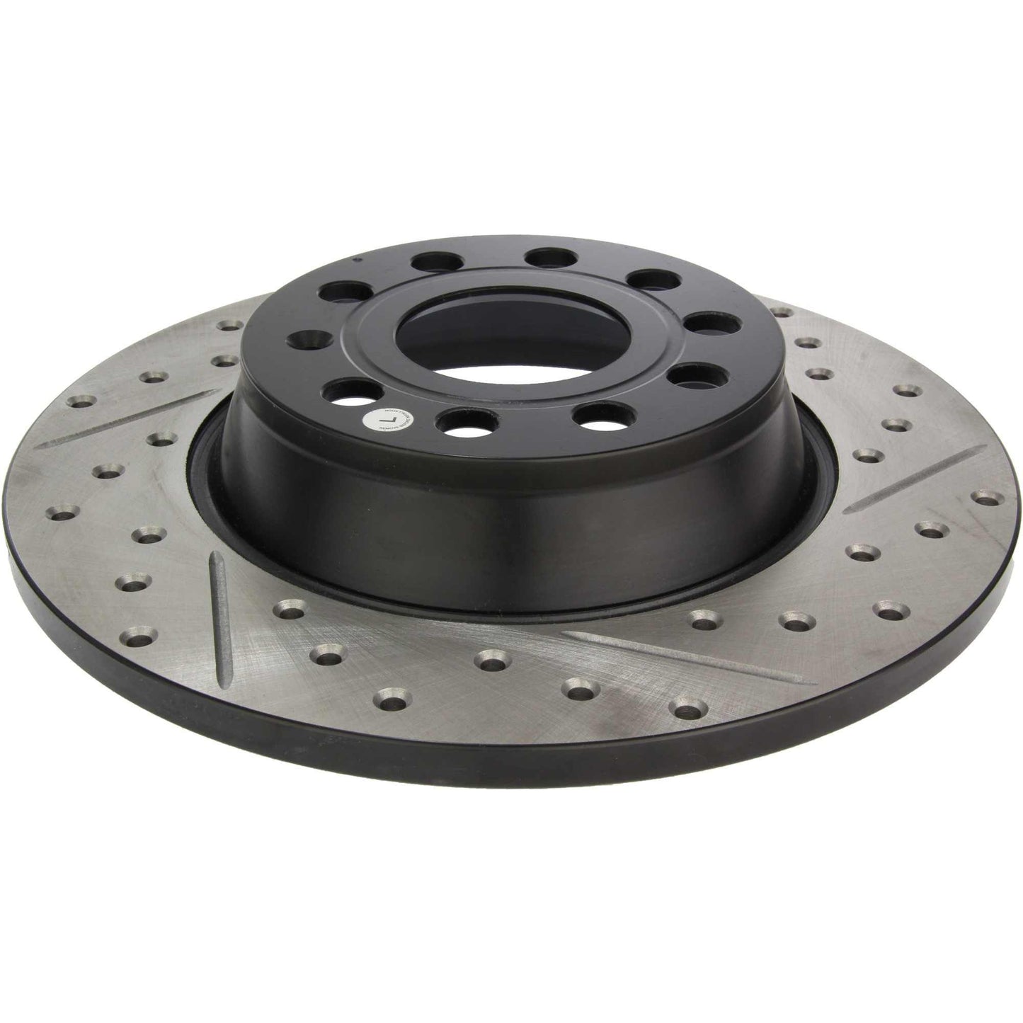 StopTech Sport Drilled/Slotted Brake Rotor; Rear Left