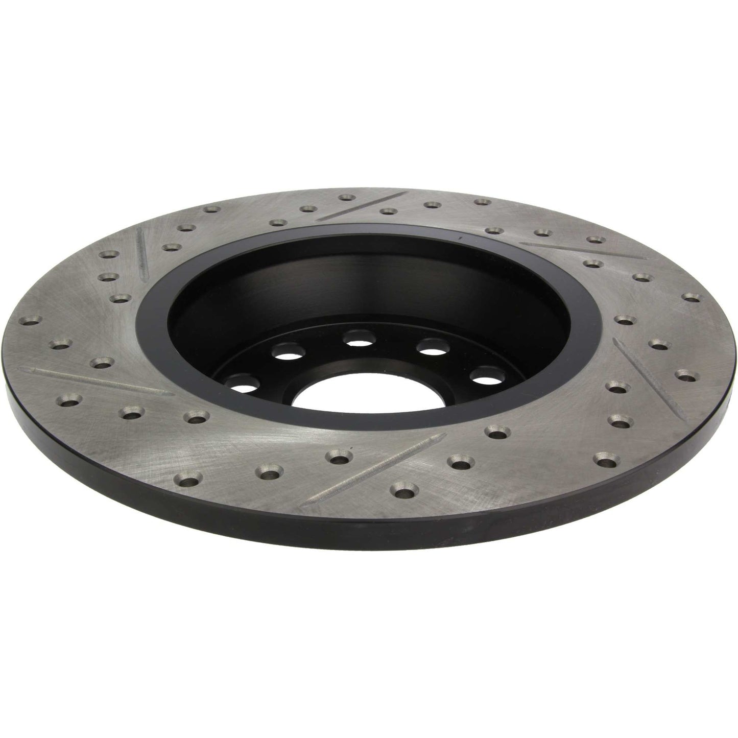 StopTech Sport Drilled/Slotted Brake Rotor; Rear Left