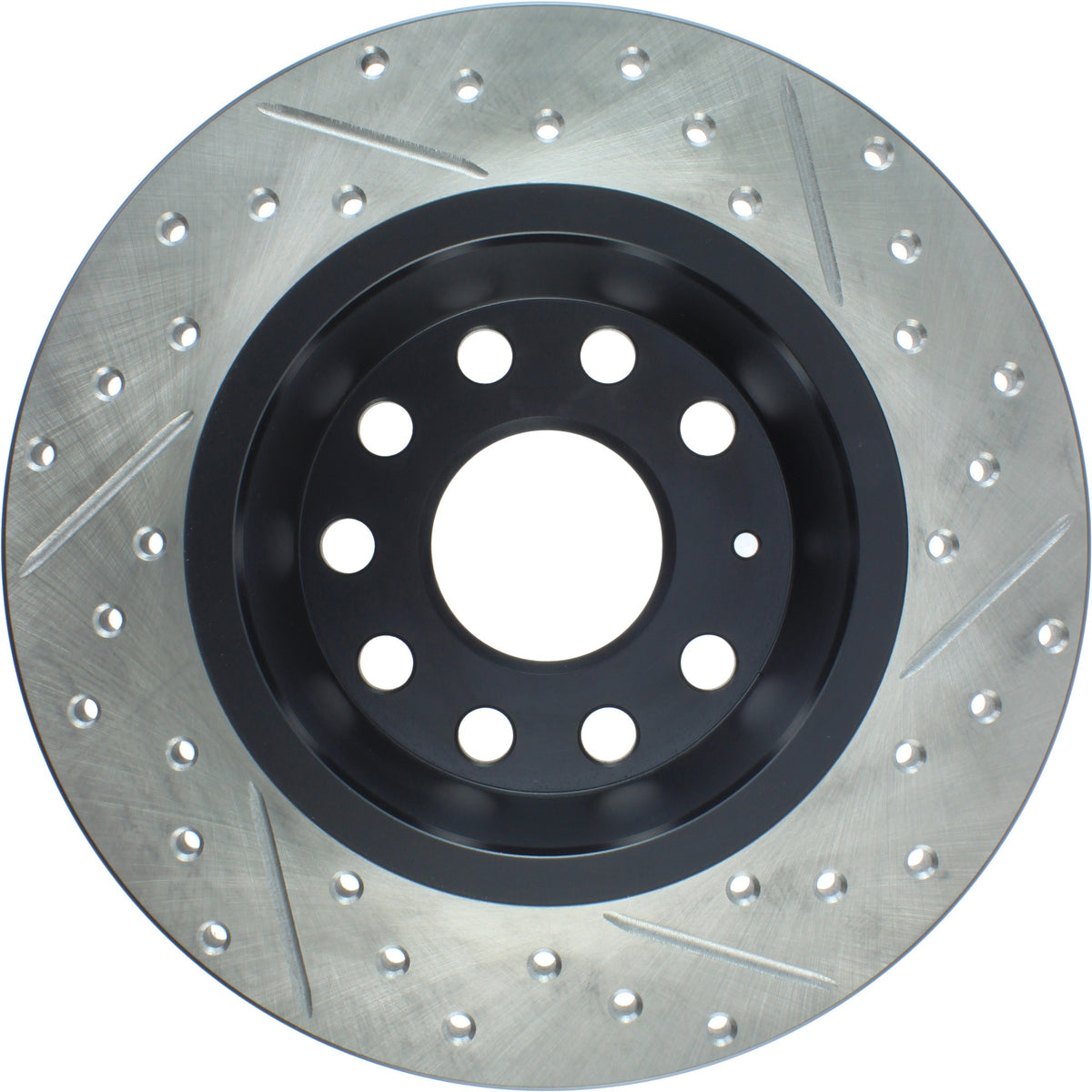 StopTech Sport Drilled/Slotted Brake Rotor; Rear Right