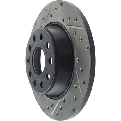 StopTech Sport Drilled/Slotted Brake Rotor; Rear Right
