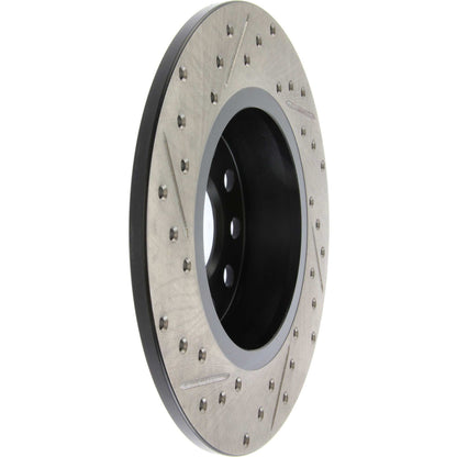 StopTech 10-12 and 15-16 Audi A3/A3 Quattro Sportstop Cryo Slotted & Drilled Rear Left Rotor 127.33131CL