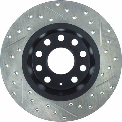 StopTech Sport Cryo Drilled/Slotted Brake Rotor; Rear Right