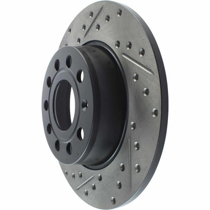 StopTech Sport Cryo Drilled/Slotted Brake Rotor; Rear Right