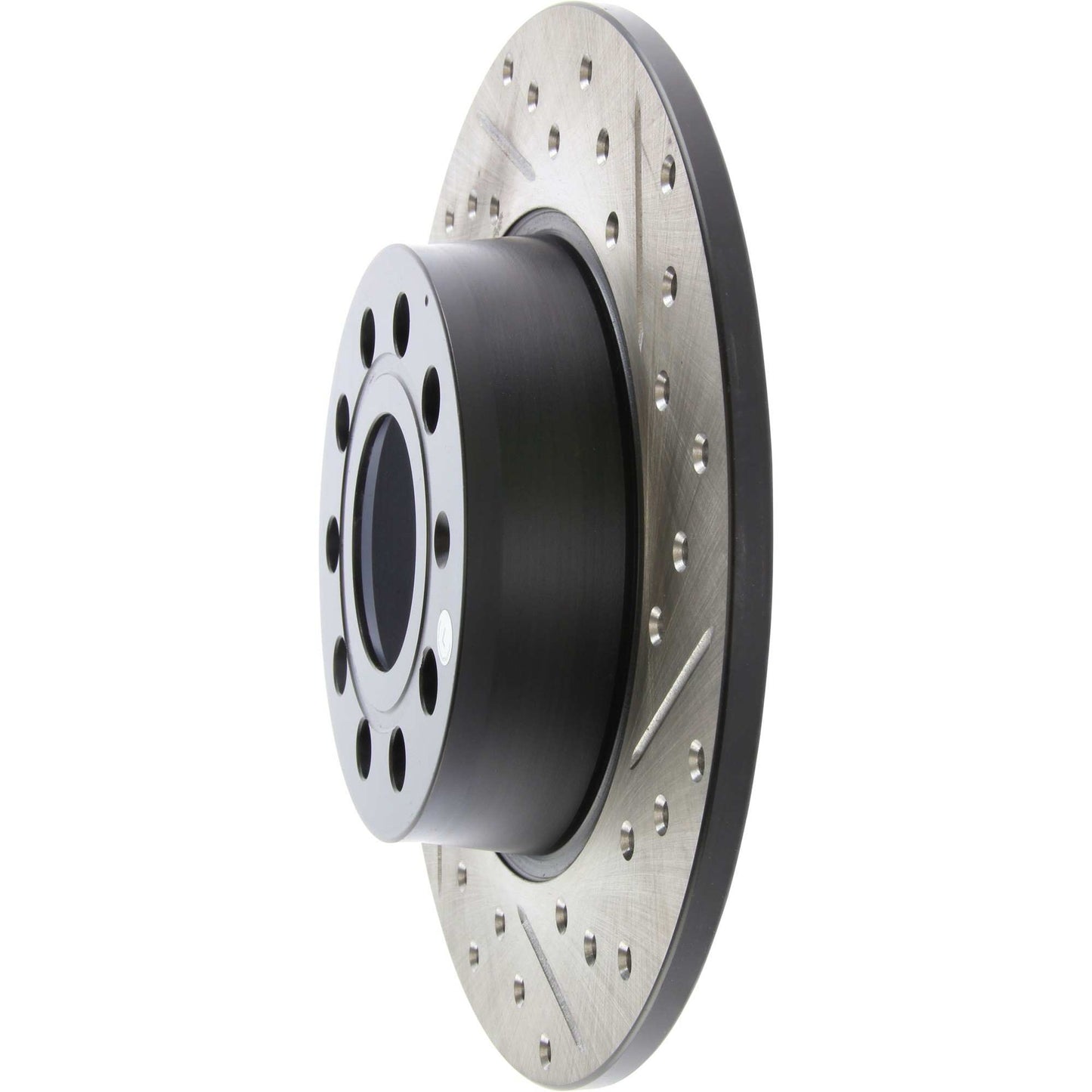 StopTech Sport Drilled/Slotted Brake Rotor; Rear Left