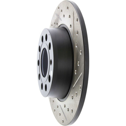 StopTech Sport Drilled/Slotted Brake Rotor; Rear Left