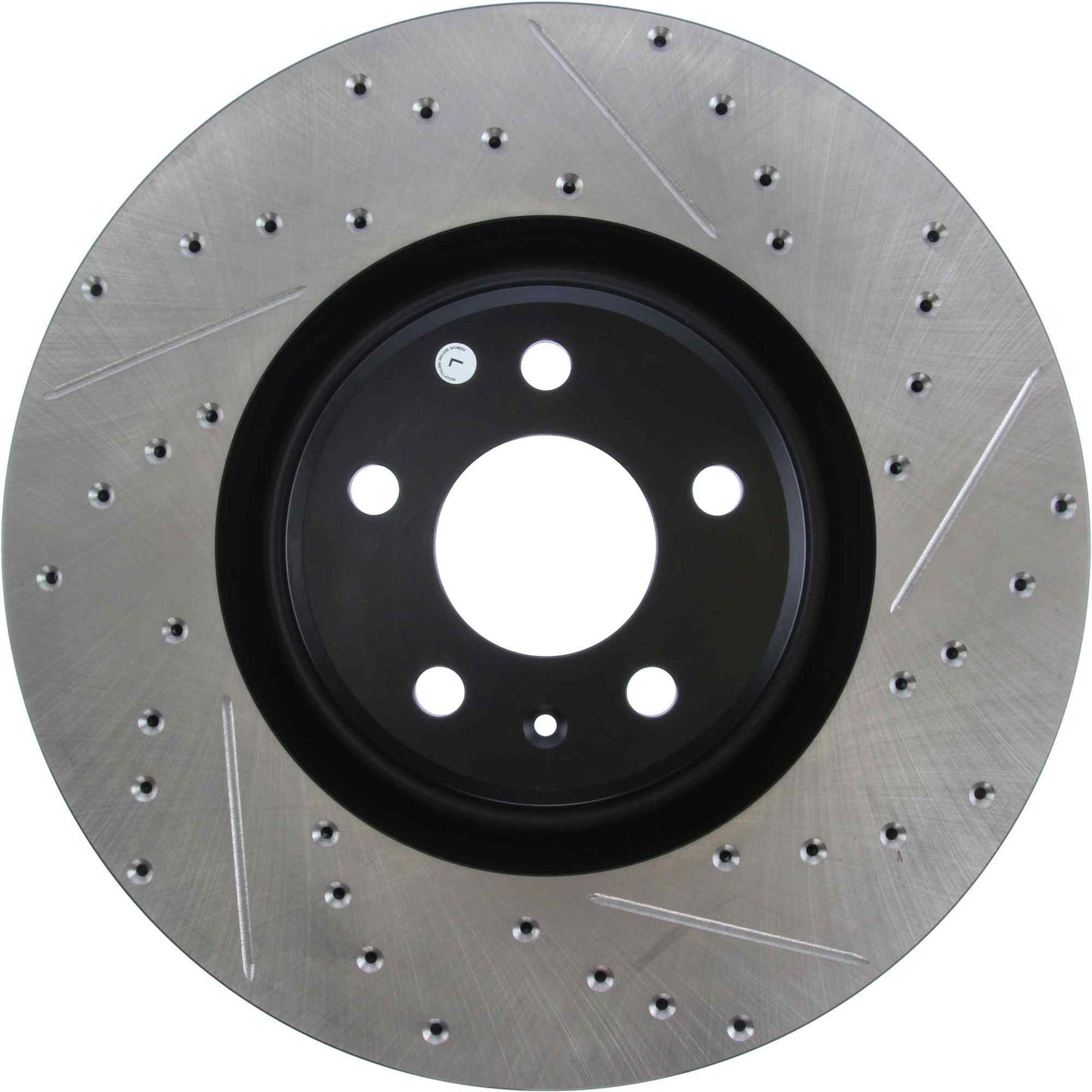 StopTech Sport Drilled/Slotted Brake Rotor; Front Left
