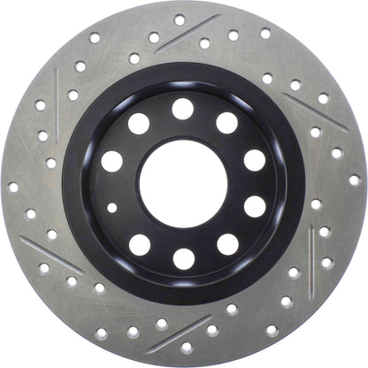 StopTech 11-17 Volkswagen Jetta /Golf / Golf GTI Cryo Slotted & Drilled Rear Left Rotor 127.33135CL