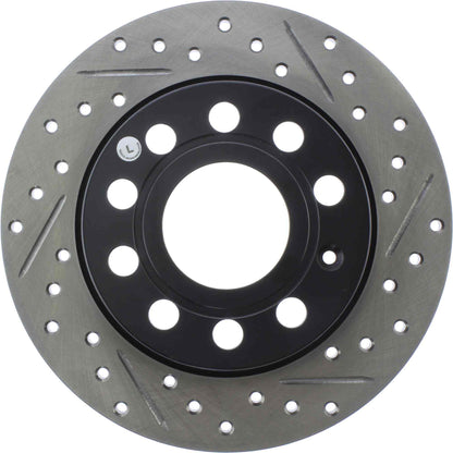 StopTech 11-17 Volkswagen Jetta /Golf / Golf GTI Cryo Slotted & Drilled Rear Left Rotor 127.33135CL
