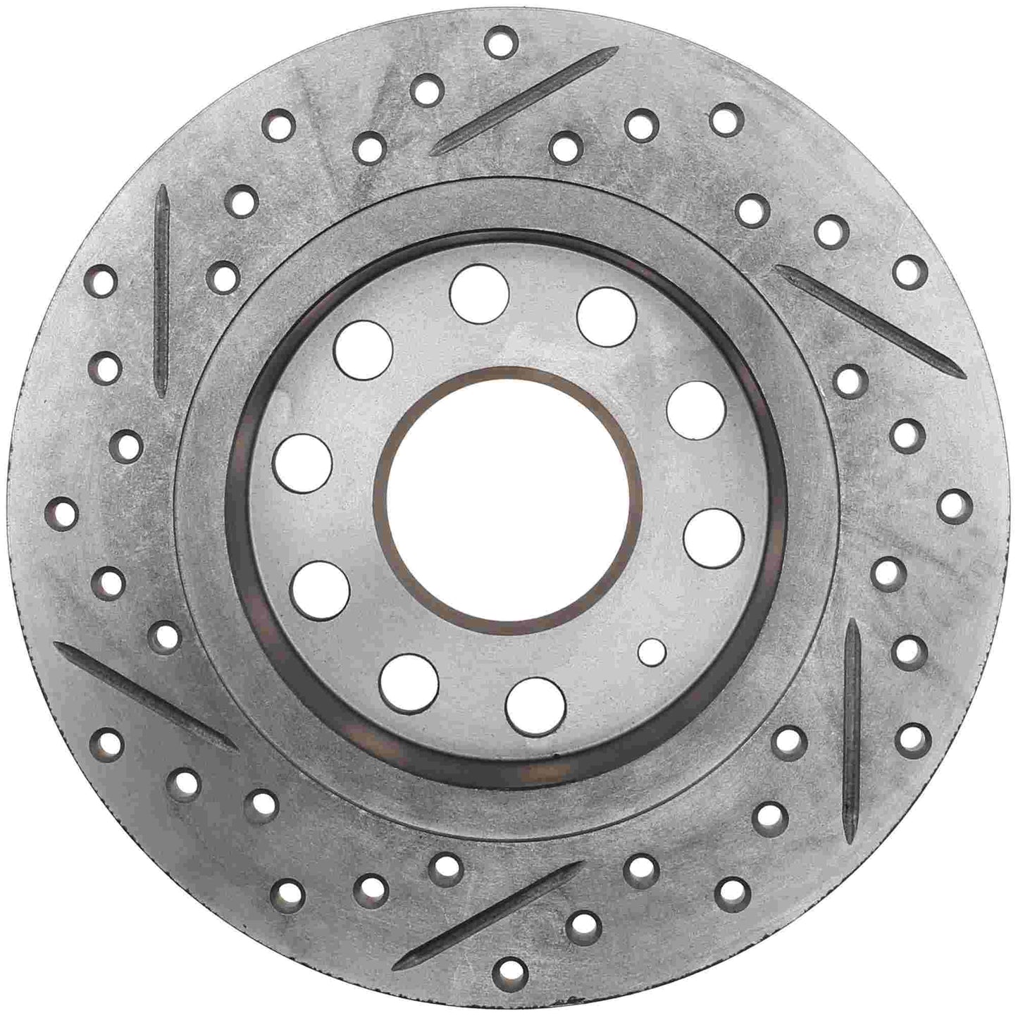 StopTech 11-17 Volkswagen Jetta /Golf / Golf GTI Cryo Slotted & Drilled Rear Right Rotor 127.33135CR