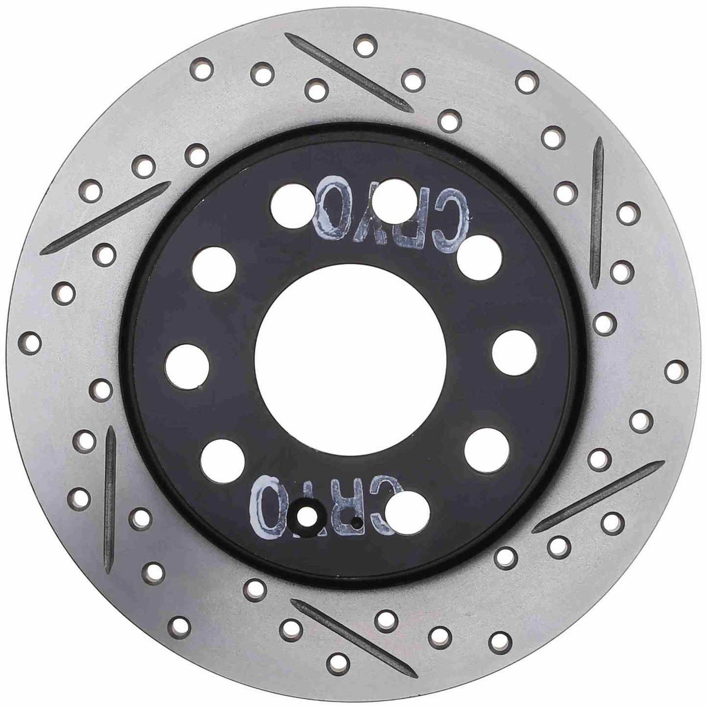 StopTech 11-17 Volkswagen Jetta /Golf / Golf GTI Cryo Slotted & Drilled Rear Right Rotor 127.33135CR