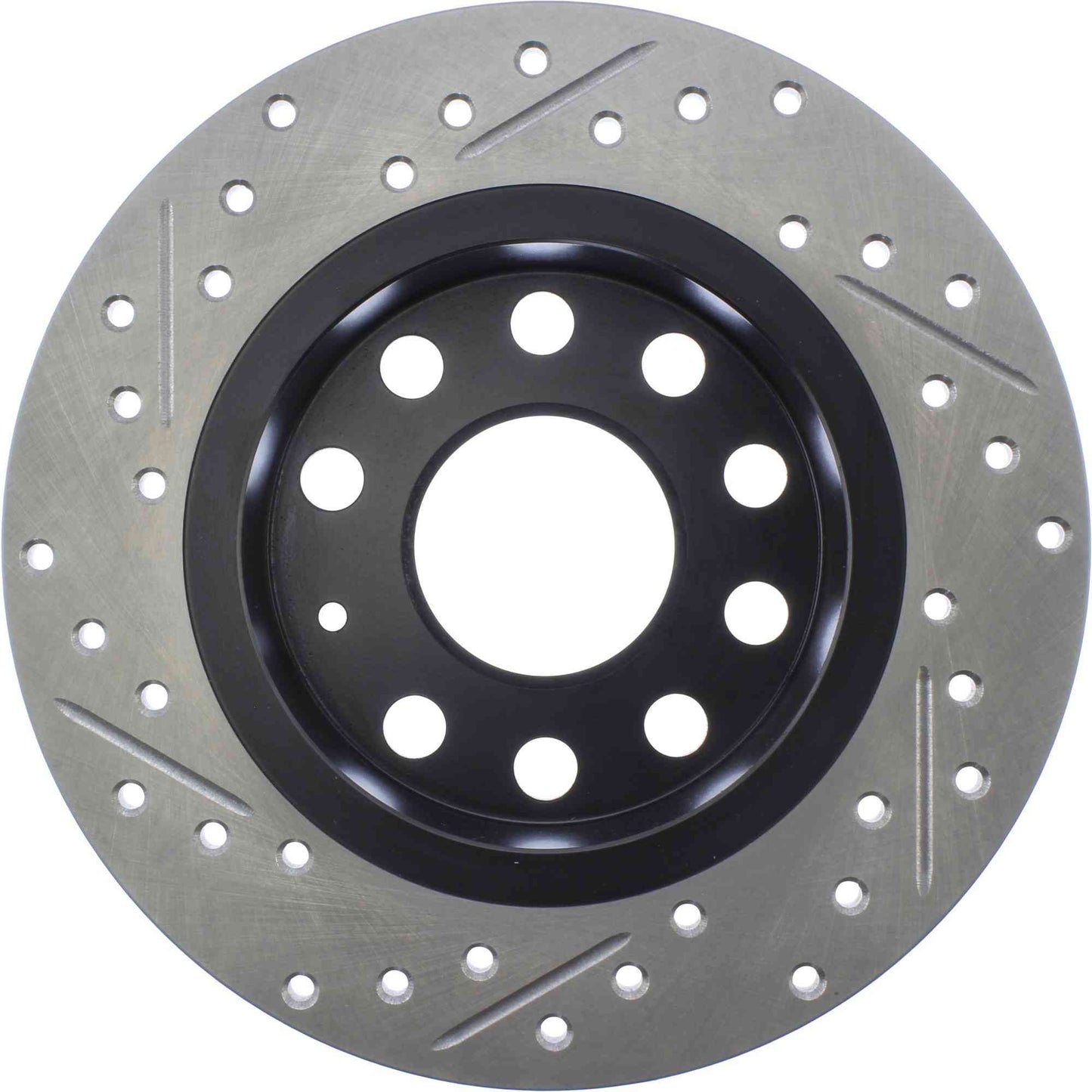 StopTech 11-17 Volkswagen Jetta /Golf / Golf GTI Slotted & Drilled Rear Left Rotor 127.33135L