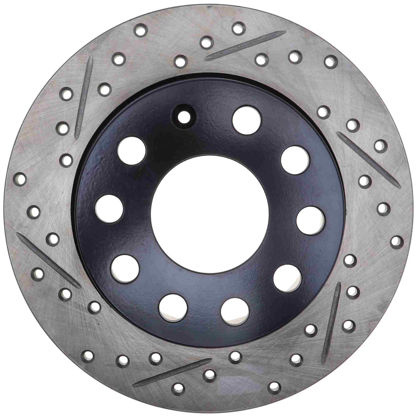 StopTech 11-17 Volkswagen Jetta /Golf / Golf GTI Slotted & Drilled Rear Right Rotor 127.33135R