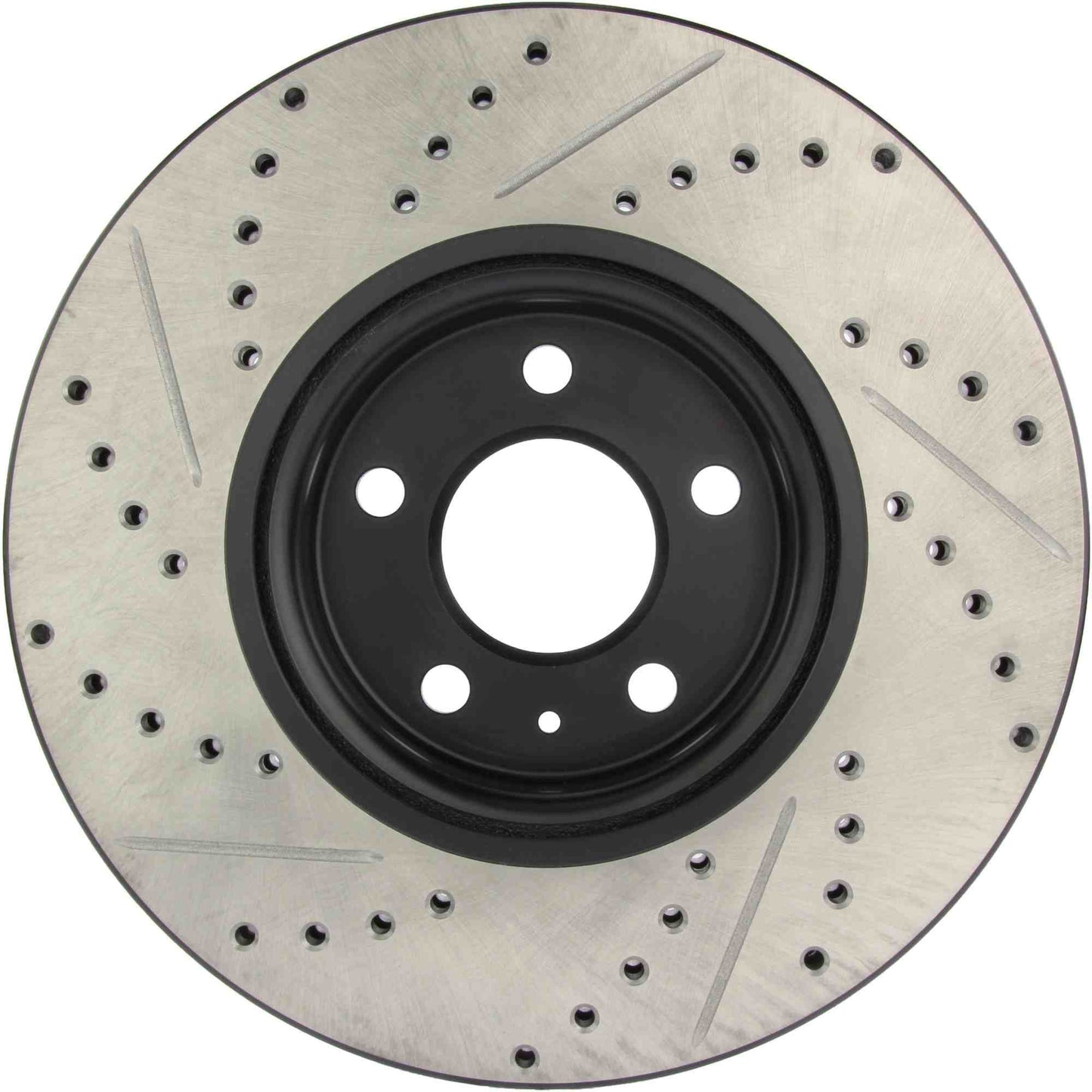 StopTech Sport Drilled/Slotted Brake Rotor; Front Left