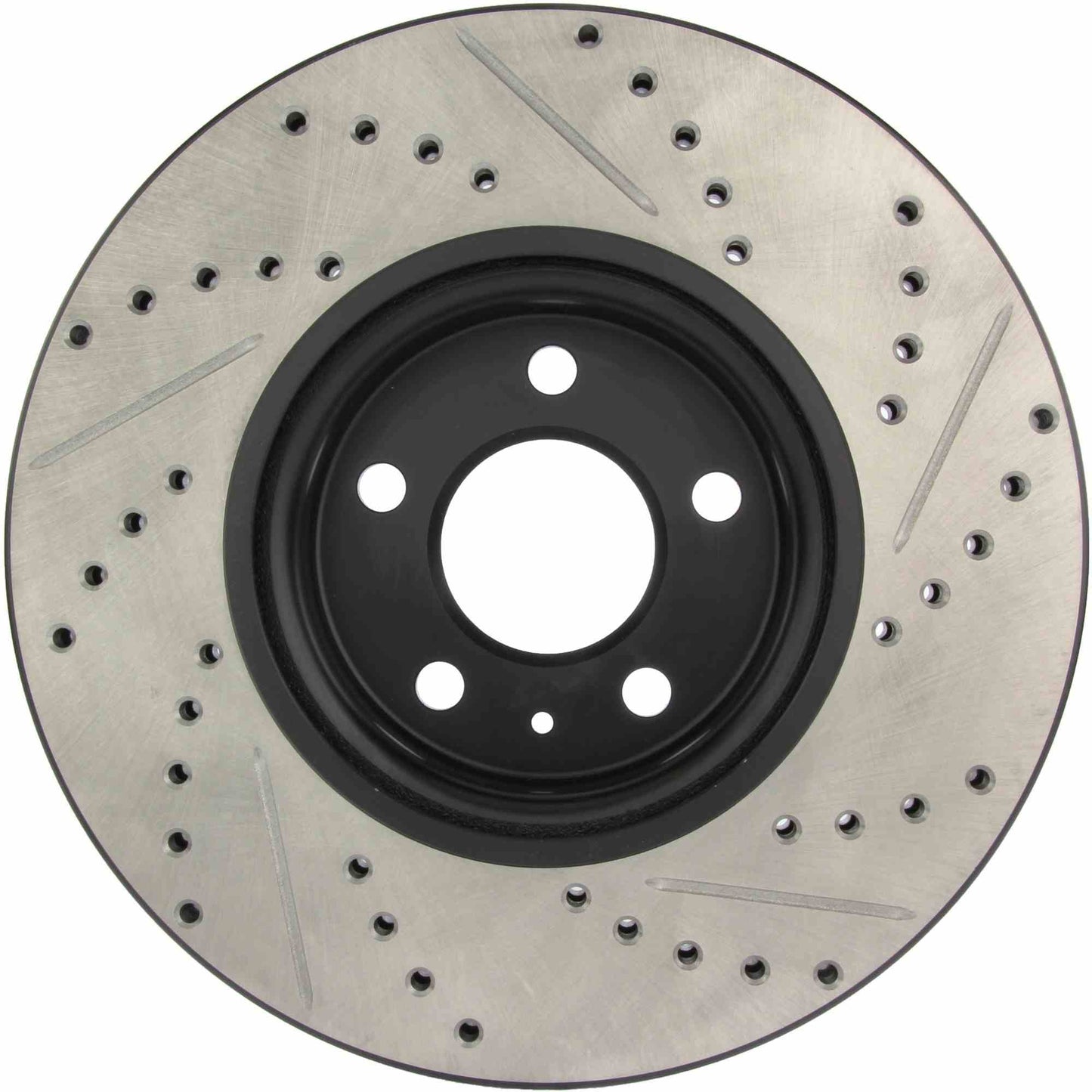 StopTech Sport Drilled/Slotted Brake Rotor; Front Right