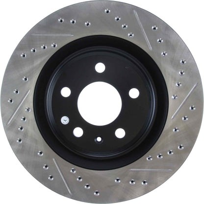 StopTech Sport Drilled/Slotted Brake Rotor; Rear Left