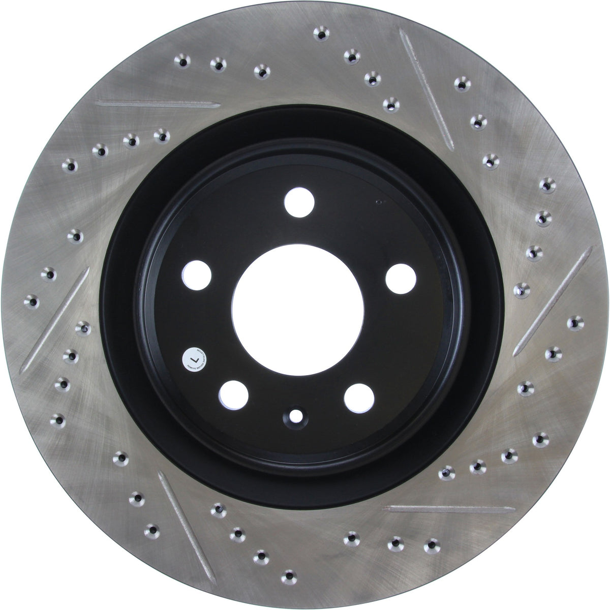 StopTech Sport Drilled/Slotted Brake Rotor; Rear Left