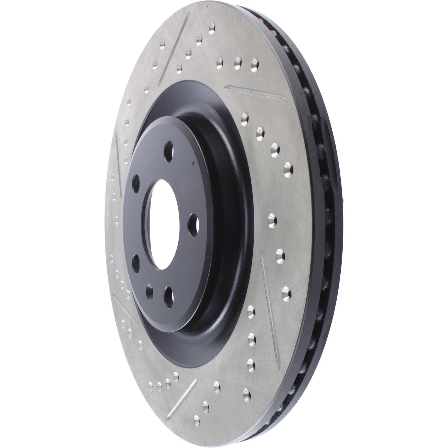 StopTech Sport Drilled/Slotted Brake Rotor; Rear Right